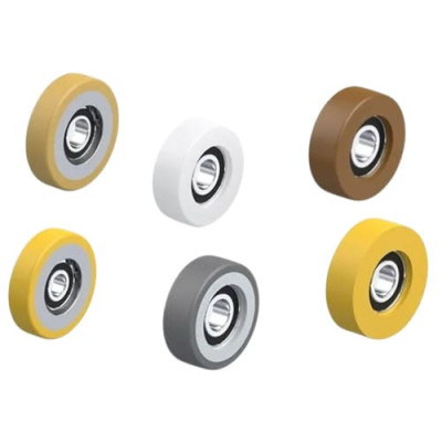 Направляющий ролик, с полиуретановым контактным покрытием 