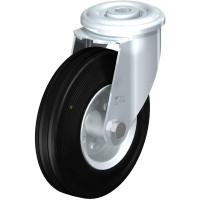 Поворотний ролик «Blickle» LER-VE Ø 125 мм з центральним отвором для кріплення