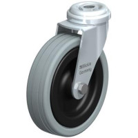 Поворотний ролик «Blickle» LRA-VPA Ø 100 мм з центральним кріпильним отверстием