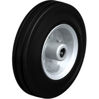 Колесо «Blickle» VE Ø 125 мм із стандартною цільнолитою гумовою шиною, з ободом із листової сталі