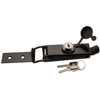 Засувка - Арт. 2.00.03.06 (з замком) (цинк + фарба)
