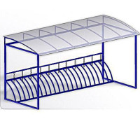 Велопарковка с навесом № 1